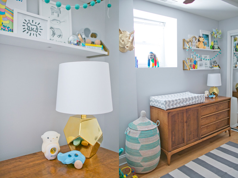 lamp and changing table